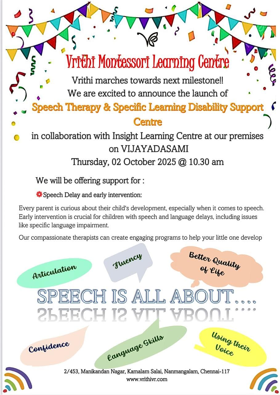 Vrithi Montessori Learning Centre